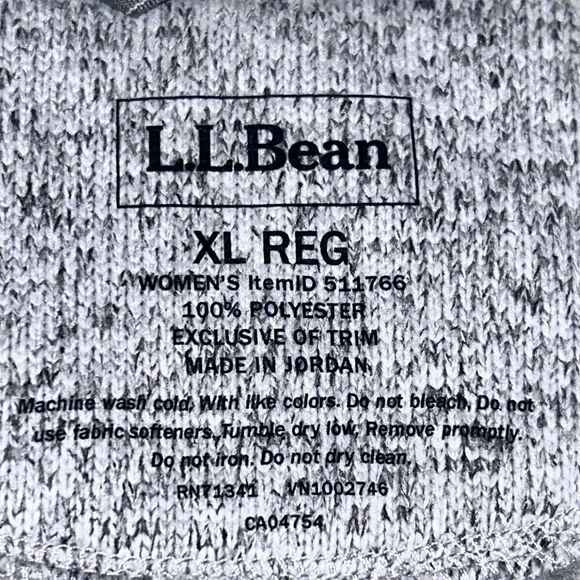L.L.Bean Sweater Fleece Long Vest - Picture 7 of 11